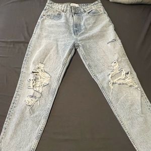 Zara mom jeans light blue : Size 6